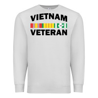 Dove Grey vietnam veteran flag Premium Sweatshirt - linhVisuals