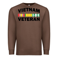 Chestnut vietnam veteran flag Premium Sweatshirt - linhVisuals