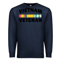 Navy vietnam veteran flag Premium Sweatshirt - linhVisuals