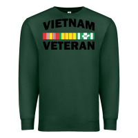 Sports Green vietnam veteran flag Premium Sweatshirt - linhVisuals