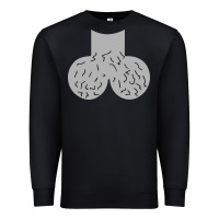 Black dick head ball sack Premium Sweatshirt - linhVisuals