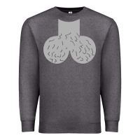 Charcoal Heather dick head ball sack Premium Sweatshirt - linhVisuals