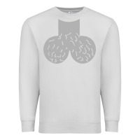 Dove Grey dick head ball sack Premium Sweatshirt - linhVisuals