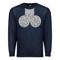 Navy dick head ball sack Premium Sweatshirt - linhVisuals