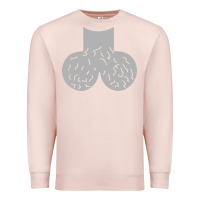 Pale Pink dick head ball sack Premium Sweatshirt - linhVisuals