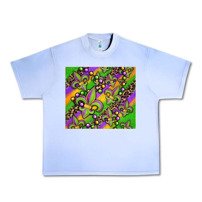 Mardi Gras Carnival Fleur De Lis Urban Heavy Tee by Jasminsmagicworld | Teevron