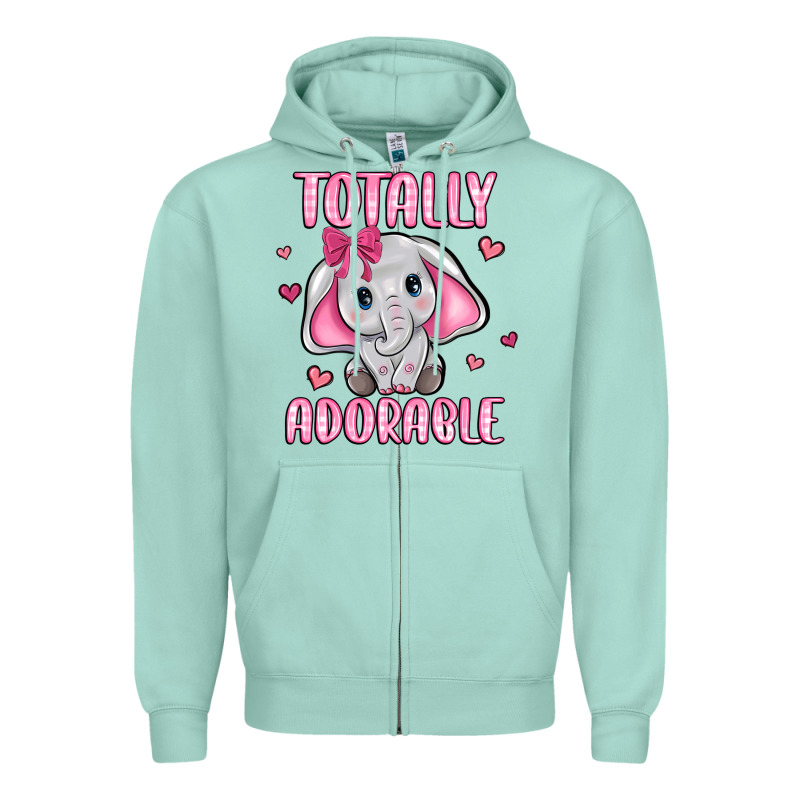 Totally Adorable Zipper Hoodie by JahusDesignShop | Teevron