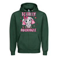 Sports Green totally adorable Zipper Hoodie - JahusDesignShop