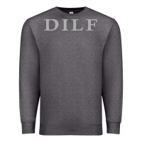 Charcoal Heather dilf Premium Sweatshirt - linhVisuals