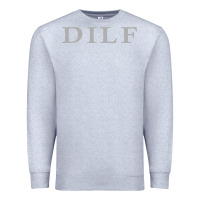Heather Grey dilf Premium Sweatshirt - linhVisuals