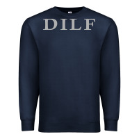 Navy dilf Premium Sweatshirt - linhVisuals