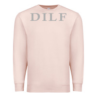 Pale Pink dilf Premium Sweatshirt - linhVisuals