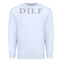 White dilf Premium Sweatshirt - linhVisuals