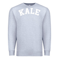 Heather Grey vintage kale university Premium Sweatshirt - linhVisuals