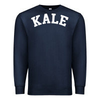 Navy vintage kale university Premium Sweatshirt - linhVisuals