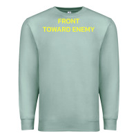 Seafoam FRONT TOWARD ENEMY Premium Sweatshirt - linhVisuals