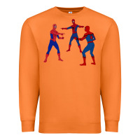 Carrot spidey meme Premium Sweatshirt - linhVisuals