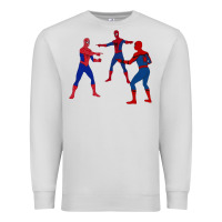 Dove Grey spidey meme Premium Sweatshirt - linhVisuals