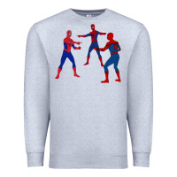 Heather Grey spidey meme Premium Sweatshirt - linhVisuals