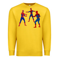 Lemon spidey meme Premium Sweatshirt - linhVisuals