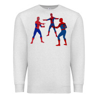 Oatmeal Heather spidey meme Premium Sweatshirt - linhVisuals