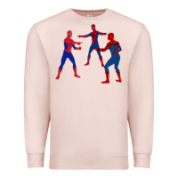 Pale Pink spidey meme Premium Sweatshirt - linhVisuals