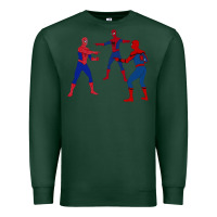 Sports Green spidey meme Premium Sweatshirt - linhVisuals