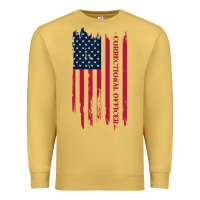Antique Gold correctional officer shirts   correctional prison officer thin silver Premium Sweatshirt - linhVisuals