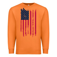 Carrot correctional officer shirts   correctional prison officer thin silver Premium Sweatshirt - linhVisuals