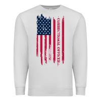 Dove Grey correctional officer shirts   correctional prison officer thin silver Premium Sweatshirt - linhVisuals