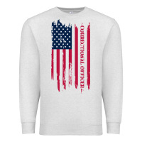 Oatmeal Heather correctional officer shirts   correctional prison officer thin silver Premium Sweatshirt - linhVisuals
