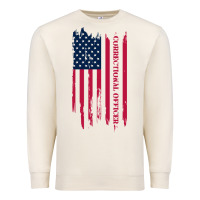 Sandshell correctional officer shirts   correctional prison officer thin silver Premium Sweatshirt - linhVisuals