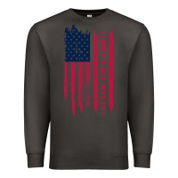 Smoke correctional officer shirts   correctional prison officer thin silver Premium Sweatshirt - linhVisuals