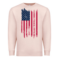 Pale Pink correctional officer shirts   correctional prison officer thin silver Premium Sweatshirt - linhVisuals