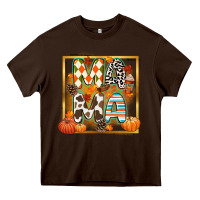 Chocolate Brown fall mama Heavy Core Tee - CowGirlArtShop