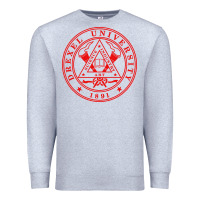 Heather Grey drexel university Premium Sweatshirt - linhVisuals