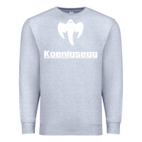 Heather Grey ghost koenisegg Premium Sweatshirt - linhVisuals