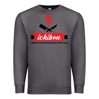 Charcoal Heather ichiban steakhouse Premium Sweatshirt - linhVisuals