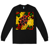 Black african colors pattern Long Sleeve Tee - BundleAndBundleShop