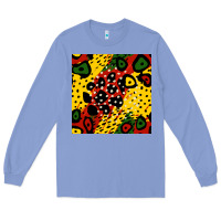 Colony Blue african colors pattern Long Sleeve Tee - BundleAndBundleShop