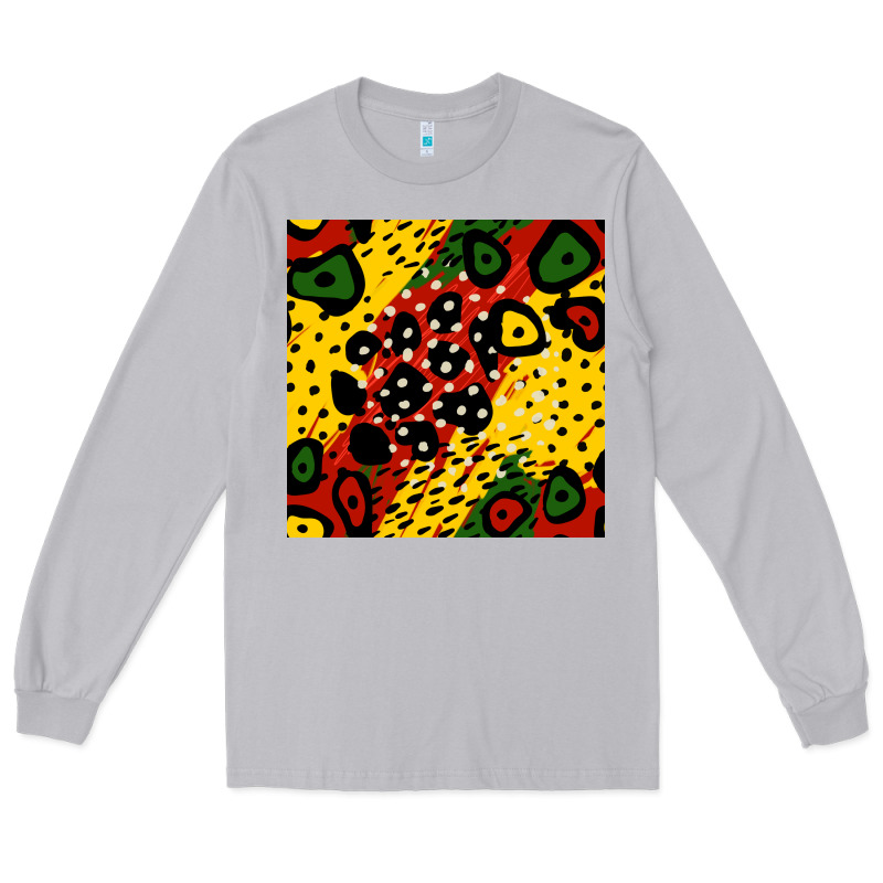 African Colors Pattern Long Sleeve Tee by BundleAndBundleShop | Teevron