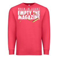 Cardinal when in doubt empty the magazine Premium Sweatshirt - linhVisuals