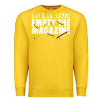 Lemon when in doubt empty the magazine Premium Sweatshirt - linhVisuals