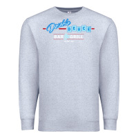 Heather Grey roadhouse double deuce Premium Sweatshirt - linhVisuals