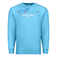 Ocean Blue roadhouse double deuce Premium Sweatshirt - linhVisuals