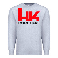 Heather Grey hk black Premium Sweatshirt - linhVisuals