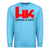 Ocean Blue hk black Premium Sweatshirt - linhVisuals