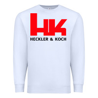 White hk black Premium Sweatshirt - linhVisuals