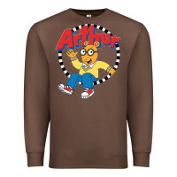 Chestnut Funko Up Arthur Premium Sweatshirt - linhVisuals