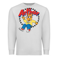 Dove Grey Funko Up Arthur Premium Sweatshirt - linhVisuals